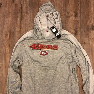 NWT Men’s Gray NFL San Francisco 49ers Hoodie XL